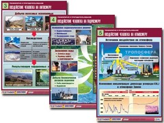 Комплект таблиц "Геоэкология и природопользование" (8 таблиц, формат А1, ламинированные) - fgospostavki.ru - Хабаровск