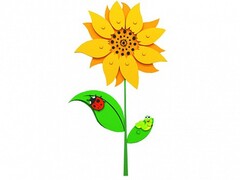 Сенсомоторное декоративно-развивающее панно "Подсолнух" - fgospostavki.ru - Хабаровск