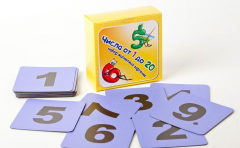 Набор магнитных карточек "Числа от 1 до 20" (фон фиолетовый) - fgospostavki.ru - Хабаровск