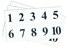 Набор цифр от 1 до 10 (для начальной школы) - fgospostavki.ru - Хабаровск