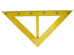 Угольник классный пластмассовый (45 и 45 градусов) - fgospostavki.ru - Хабаровск