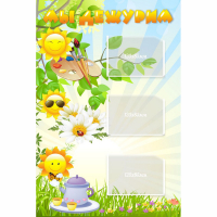 Стенд "Мы дежурим Солнышки" - fgospostavki.ru - Хабаровск