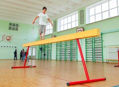 Бревно гимнастическое напольное постоянной высоты (700 мм) (5 м) - fgospostavki.ru - Хабаровск