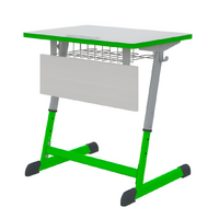 Парта NOMAD одноместная регулируемая по высоте с антивандальной кромкой - fgospostavki.ru - Хабаровск