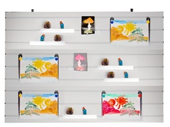 Стенд экспозиционный навесной для детских работ - fgospostavki.ru - Хабаровск