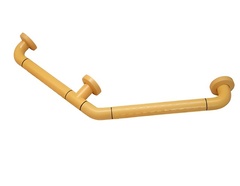 Поручень угловой трехопорный с антибактериальным покрытием (желтый) - fgospostavki.ru - Хабаровск