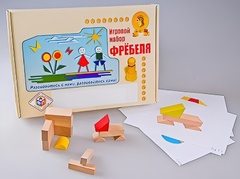 Игровой набор Фребеля "Конструктор деревянный без соединений-1" (Серия "Эксперимент") - fgospostavki.ru - Хабаровск