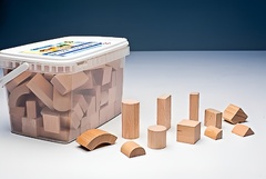 Игровой набор Фребеля "Конструктор" (111 элементов, бук, серия "Красота вокруг нас") - fgospostavki.ru - Хабаровск