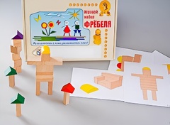 Игровой набор Фребеля "Конструктор деревянный без соединений-3" (Серия "Эксперимент") - fgospostavki.ru - Хабаровск