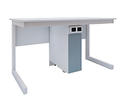 Стол ученический для кабинета физики/биологии двухместный - fgospostavki.ru - Хабаровск