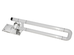 Поручень откидной с антибактериальным покрытием (белый) - fgospostavki.ru - Хабаровск