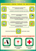 Таблица "Выполняйте опыты только по инструкции" (100х140 сантиметров, винил) - fgospostavki.ru - Хабаровск