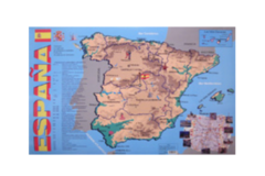 Учебная карта Испания на испанском языке - fgospostavki.ru - Хабаровск