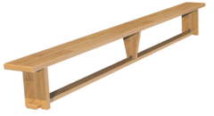 Скамейка гимнастическая (деревянные ножки) (3 м)  - fgospostavki.ru - Хабаровск