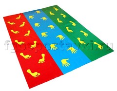 Детский мат "Следочки, ладошки, пяточки, цыпочки" - fgospostavki.ru - Хабаровск