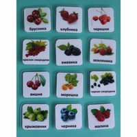 Набор карточек "Ягоды" - fgospostavki.ru - Хабаровск