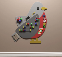 Бизиборд «Перелетный снегирь» - fgospostavki.ru - Хабаровск