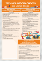Стенд-уголок "Техника безопасности на уроках труда" - fgospostavki.ru - Хабаровск