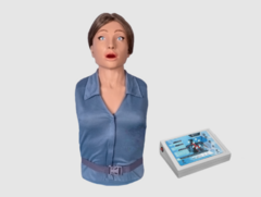 Тренажер-манекен взрослой пострадавшей женщины "Ирина" (голова, торс) для отработки приемов сердечно-легочной реанимации - fgospostavki.ru - Хабаровск