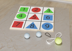 Мишень напольная цветная с цифрами - fgospostavki.ru - Хабаровск