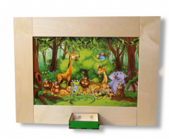 Тактильно-развивающая панель «Мир зверей» - fgospostavki.ru - Хабаровск