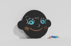 Фигурная грифельная меловая доска на тему эмоций - fgospostavki.ru - Хабаровск