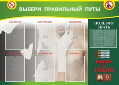 Стенд "Выбери правильный путь!" - fgospostavki.ru - Хабаровск