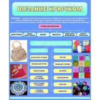 Стенд "Вязание крючком" - fgospostavki.ru - Хабаровск