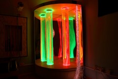 Сенсорный уголок большой с двумя колоннами, двусторонней подсветкой и фибероптическими нитями. VIP класс. - fgospostavki.ru - Хабаровск