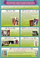 Стенд "История светской культуры" Вариант 2 - fgospostavki.ru - Хабаровск