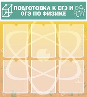 Стенд "Подготовка к ЕГЭ и ОГЭ по физике (6 карманов)" - fgospostavki.ru - Хабаровск