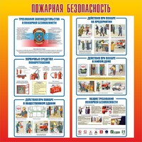 Стенд "Пожарная безопасность" Вариант 4 - fgospostavki.ru - Хабаровск