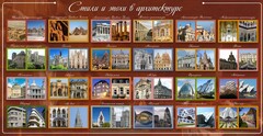 Стенд "Стили и эпохи в архитектуре" - fgospostavki.ru - Хабаровск