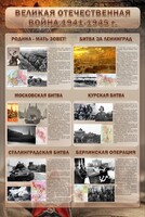 Стенд "Великая Отечественная война" (битвы) - fgospostavki.ru - Хабаровск