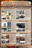Стенд "Великая отечественная война (события)" - fgospostavki.ru - Хабаровск