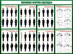 Стенд "Военная форма одежды" - fgospostavki.ru - Хабаровск