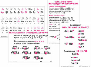 Опорные таблицы по русскому языку 1 класс - fgospostavki.ru - Хабаровск