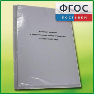 Комплект карточек к дидактическому набору «Универсал малый» «Окружающий мир» - fgospostavki.ru - Хабаровск
