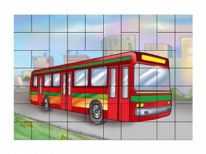 Магнитный пазл "Автобус" - fgospostavki.ru - Хабаровск
