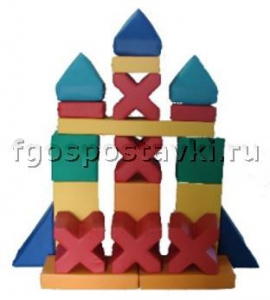 Мягкий модуль-конструктор "Башня" (21 элемент) - fgospostavki.ru - Хабаровск
