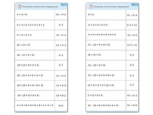Комплект карточек (10) "Обучающий калейдоскоп. Умножение на 7, 8 и 9" - fgospostavki.ru - Хабаровск