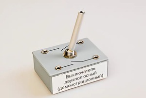 Выключатель двухполюсный (демонстрационный) - fgospostavki.ru - Хабаровск