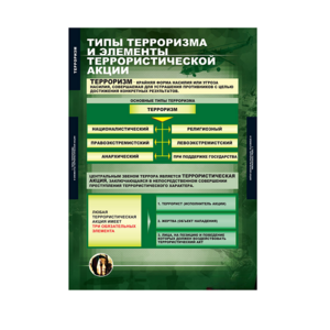 Комплект таблиц. ОБЖ. Терроризм. - fgospostavki.ru - Хабаровск