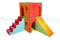 Домик игровой двухэтажный (комплект) - fgospostavki.ru - Хабаровск