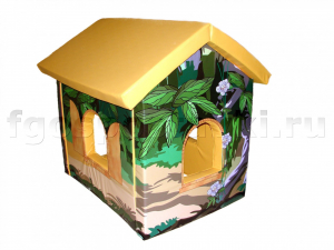 Домик игровой "Джунгли" с рисунком (трансформируется в маты) - fgospostavki.ru - Хабаровск