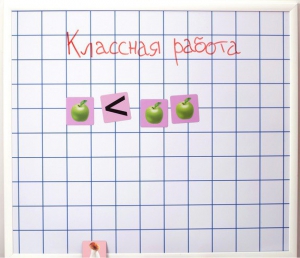Магнитно-маркерная доска "Клетка" (86 см х 75 см) - fgospostavki.ru - Хабаровск