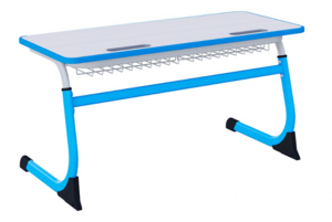 Парта SMARTY двухместная регулируемая по высоте с антивандальной кромкой - fgospostavki.ru - Хабаровск