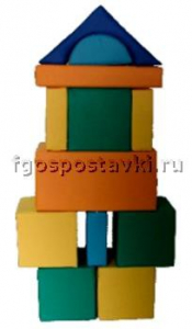 Мягкий модуль-конструктор "Городок" (12 элементов) - fgospostavki.ru - Хабаровск