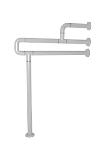 Поручень напольно-настенный с антибактериальным покрытием (белый) - fgospostavki.ru - Хабаровск