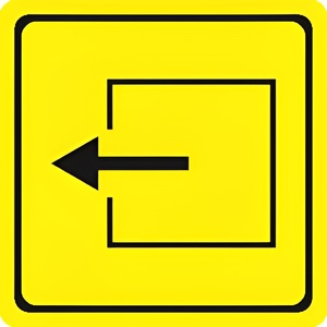 Тактильный знак (выход из помещения) 100х100 - fgospostavki.ru - Хабаровск